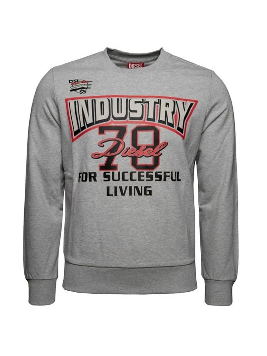 Foto van product Sweater Diesel lichtgrijs