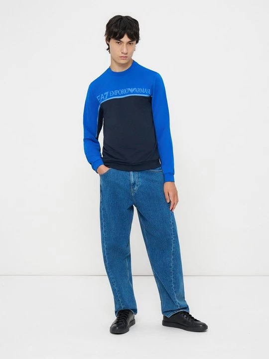 Foto van product Sweater EA7 Emporio Armani donkerblauw