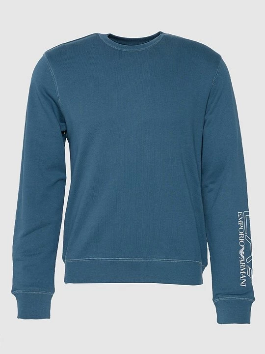 Foto van product Sweater EA7 Emporio Armani koningsblauw gemêleerd