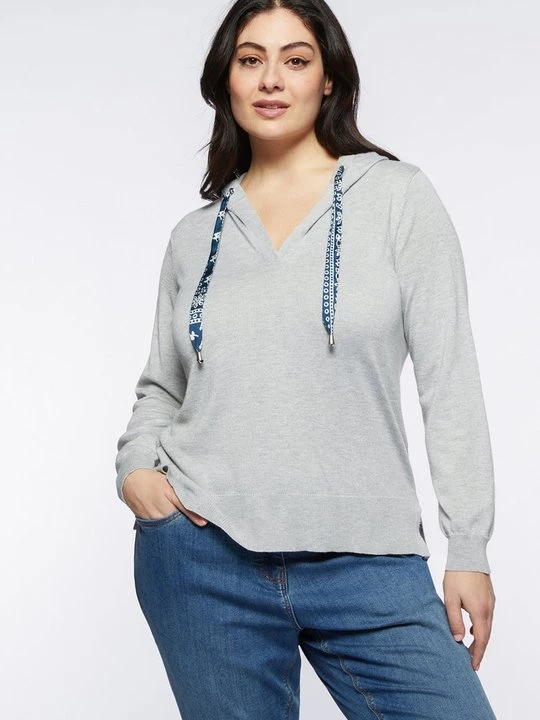 Foto van product Sweater Fiorella Rubino grijs