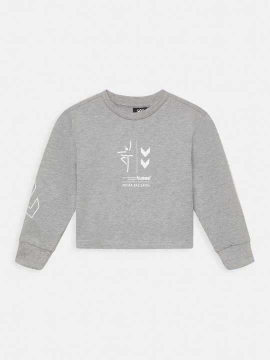Foto van product Sweater Hummel grijs gemêleerd