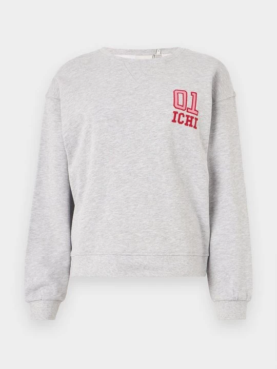 Foto van product Sweater Ichi lichtgrijs gemêleerd