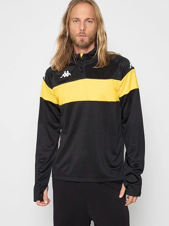 Foto van product Sweater Kappa lichtgeel gemêleerd