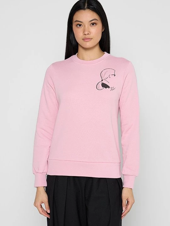 Foto van product Sweater KARL LAGERFELD donkerroze