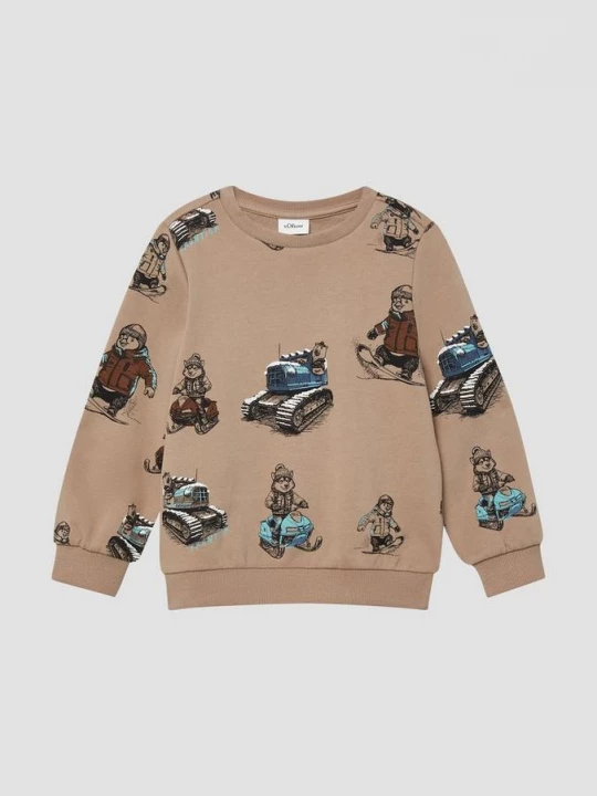 Foto van product Sweater met all-over print s.Oliver