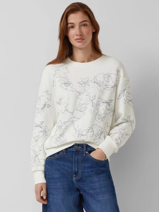 Foto van product Sweater met borduursel s.Oliver crème