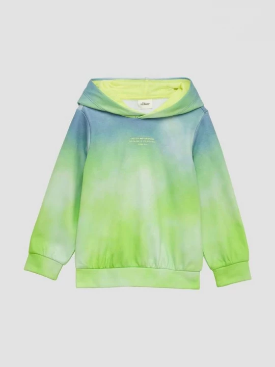 Foto van product Sweater met capuchon en kleurendaling s.Oliver
