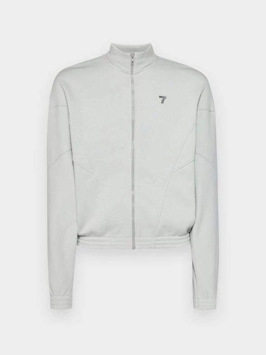 Foto van product Sweater met rits 7 Days Active grijs