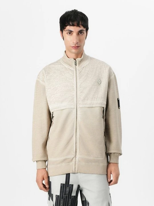 Foto van product Sweater met rits A-Cold-Wall crème