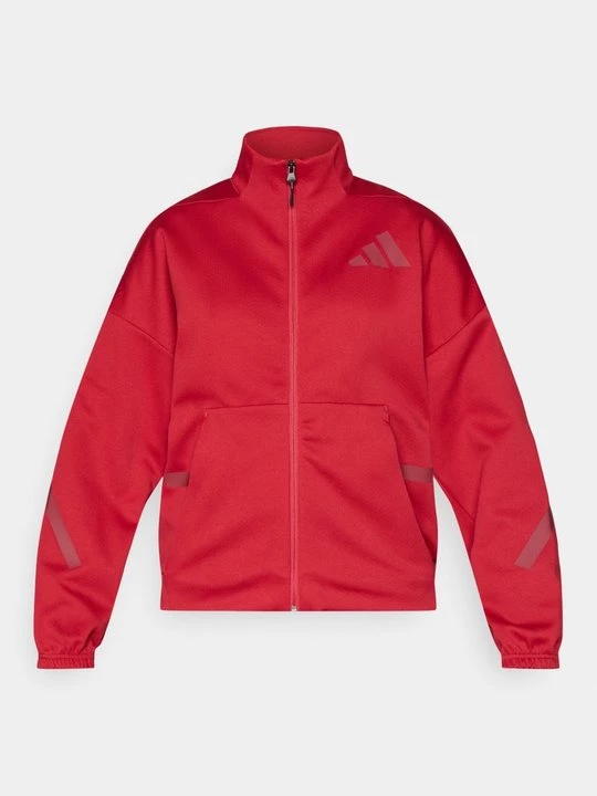 Foto van product Sweater met rits Adidas bordeauxrood