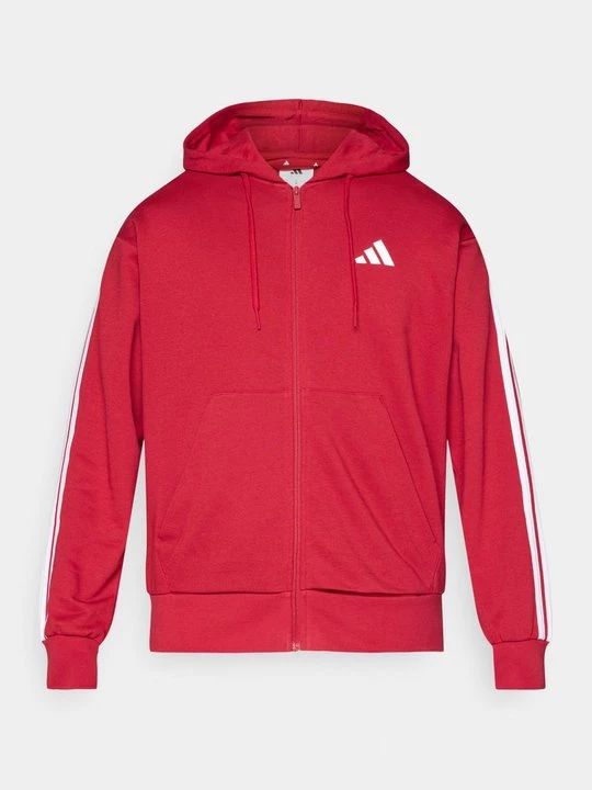 Foto van product Sweater met rits Adidas bordeauxrood