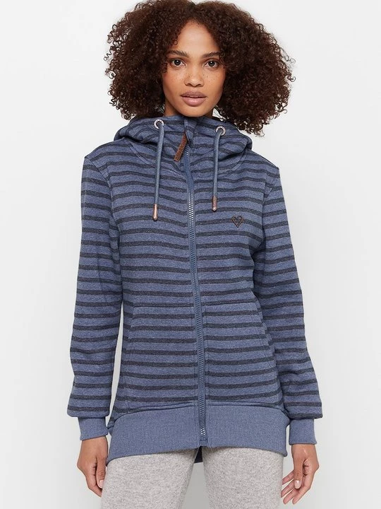 Foto van product Sweater met rits ALIFE & Kickin blauw