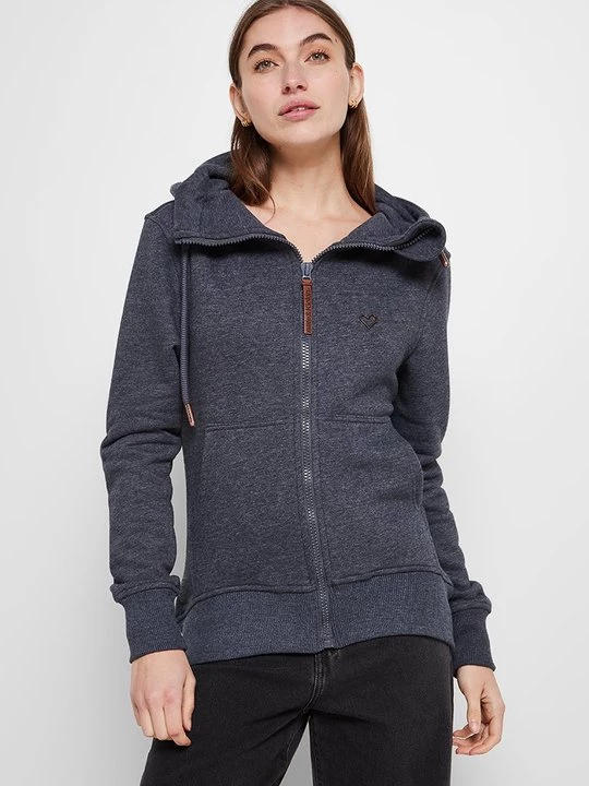 Foto van product Sweater met rits ALIFE & Kickin donkerblauw