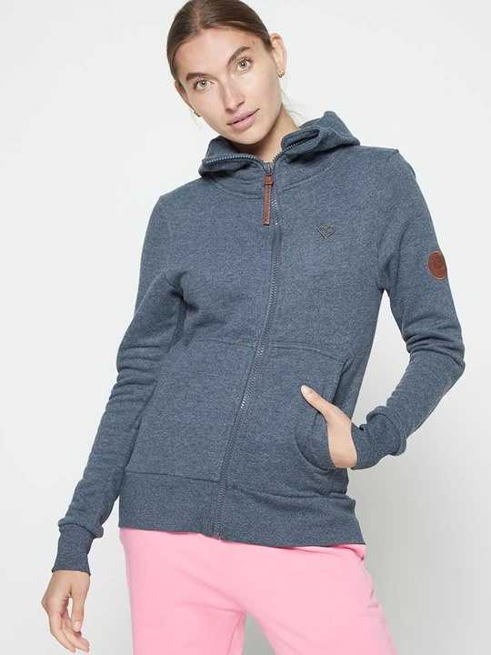 Foto van product Sweater met rits ALIFE & Kickin donkerblauw