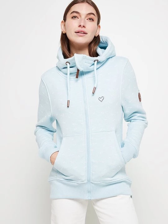 Foto van product Sweater met rits ALIFE & Kickin lichtblauw