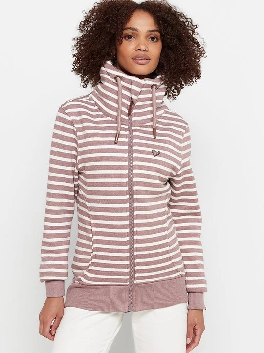 Foto van product Sweater met rits ALIFE & Kickin mauve