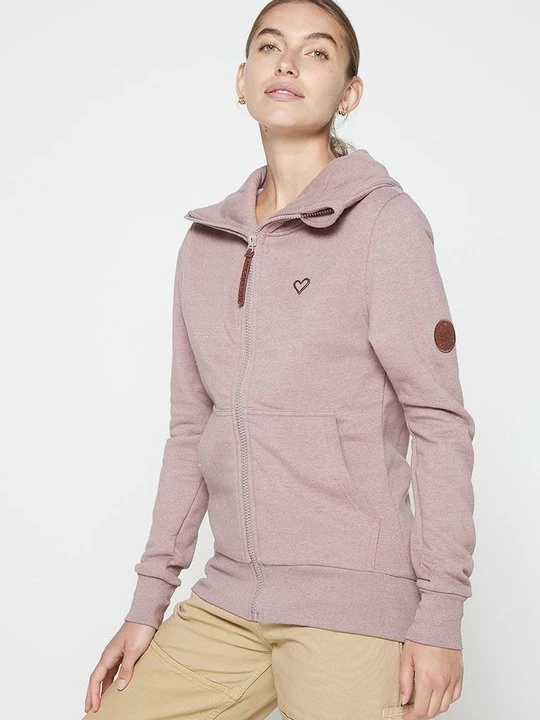 Foto van product Sweater met rits ALIFE & Kickin roze