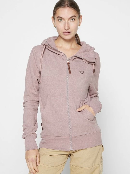 Foto van product Sweater met rits ALIFE & Kickin roze
