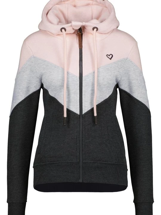 Foto van product Sweater met rits ALIFE & Kickin zwart