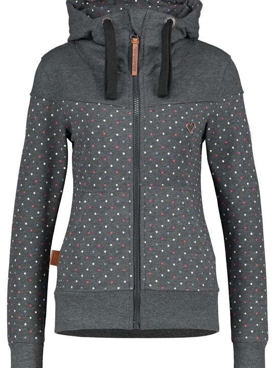 Foto van product Sweater met rits ALIFE & Kickin zwart