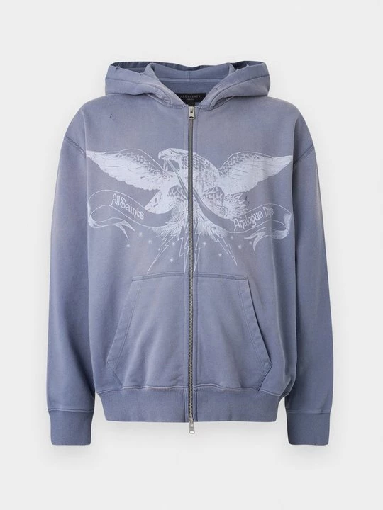 Foto van product Sweater met rits AllSaints lichtblauw
