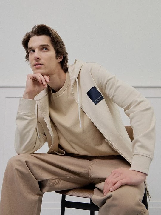 Foto van product Sweater met rits Armani Exchange crème