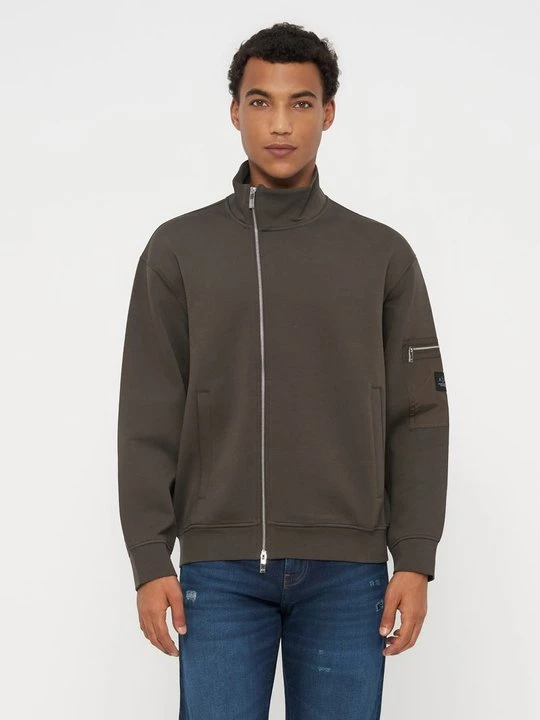 Foto van product Sweater met rits Armani Exchange donkergroen