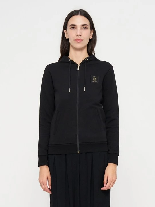 Foto van product Sweater met rits Armani Exchange gemêleerd zwart