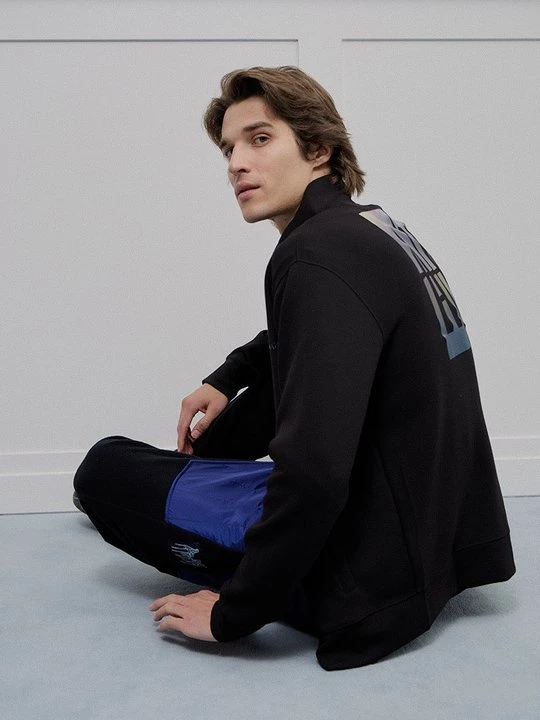 Foto van product Sweater met rits Armani Exchange zwart