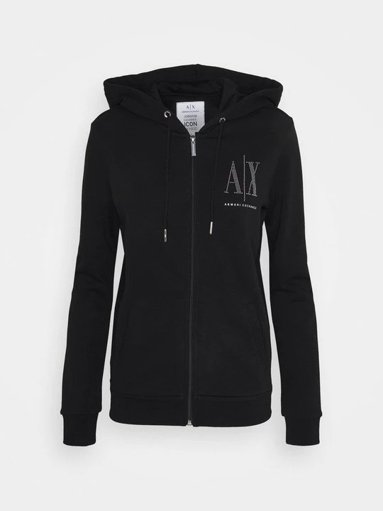 Foto van product Sweater met rits Armani Exchange zwart