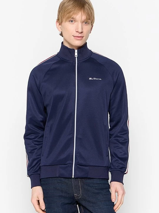 Foto van product Sweater met rits Ben Sherman donkerblauw