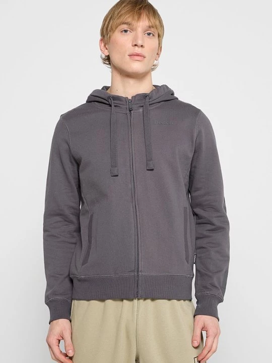 Foto van product Sweater met rits Bench donkergrijs