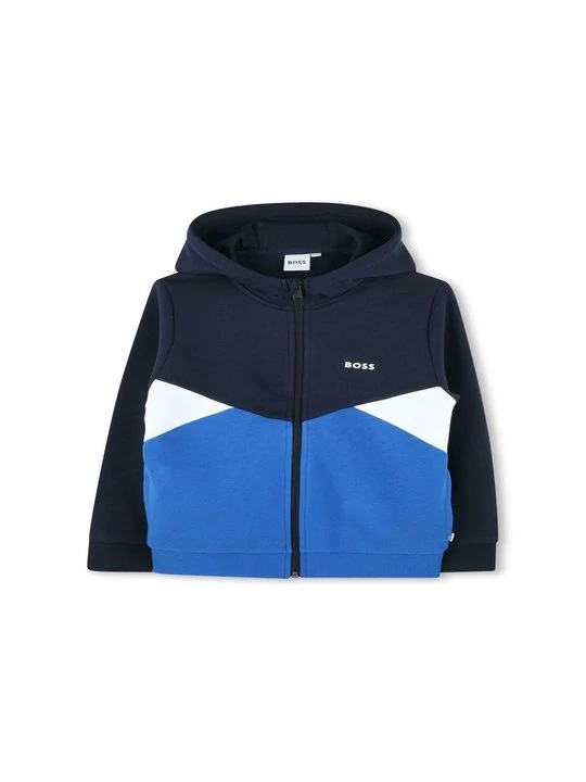 Foto van product Sweater met rits Boss blauw