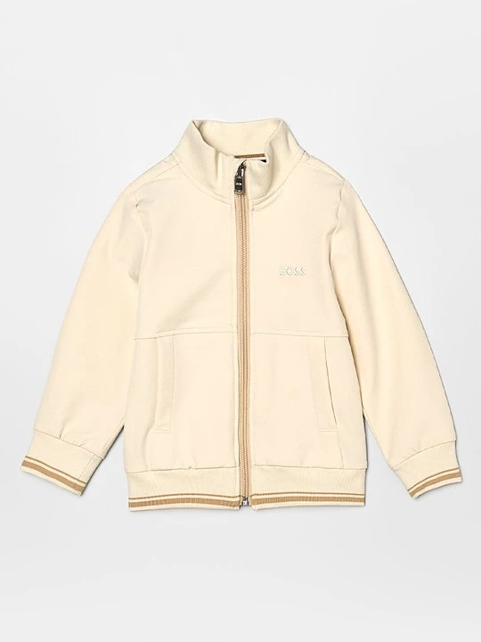 Foto van product Sweater met rits Boss crème