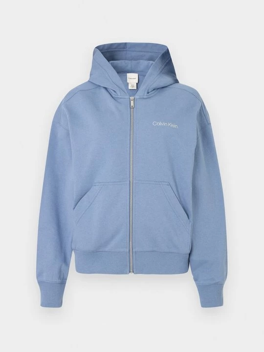 Foto van product Sweater met rits Calvin Klein lichtblauw