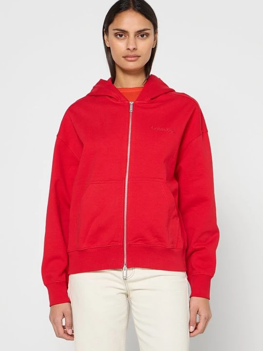 Foto van product Sweater met rits Calvin Klein rood