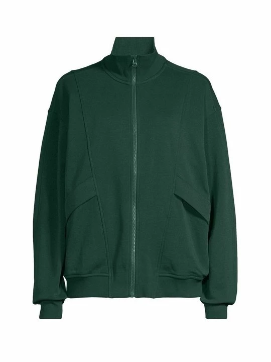 Foto van product Sweater met rits CASALL donkergroen