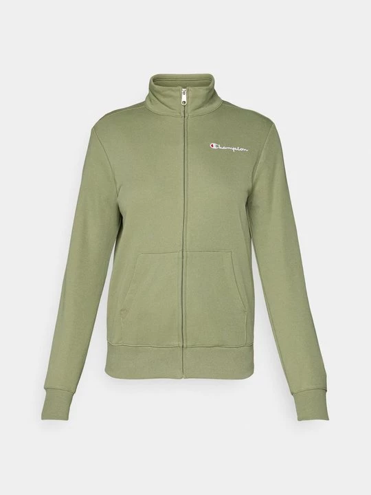 Foto van product Sweater met rits Champion olijfgroen