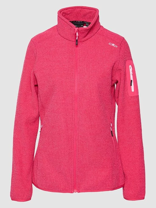 Foto van product Sweater met rits CMP gemêleerd roze