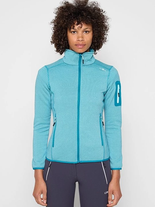 Foto van product Sweater met rits CMP turquoise