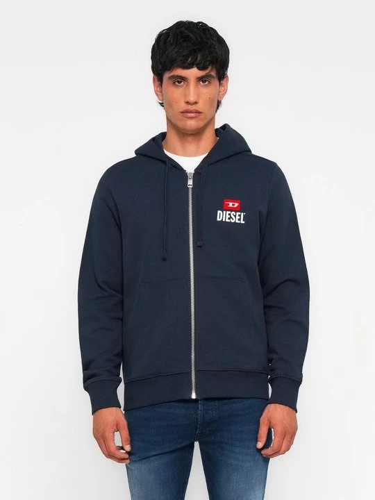 Foto van product Sweater met rits Diesel blauw