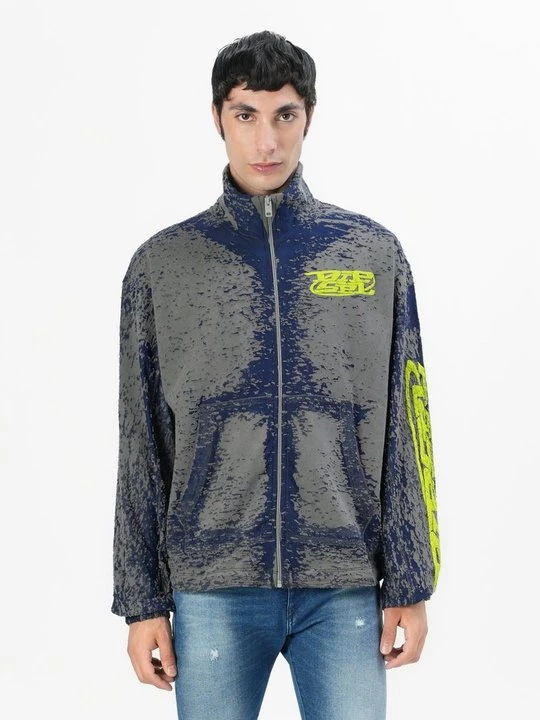 Foto van product Sweater met rits Diesel grijs