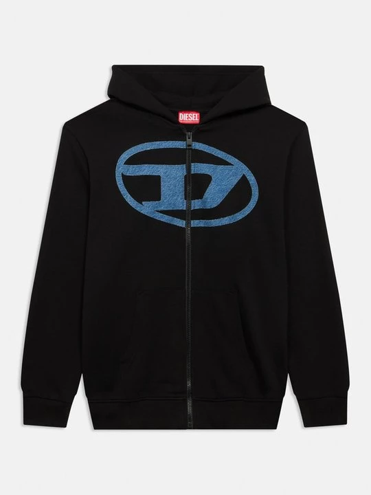Foto van product Sweater met rits Diesel zwart