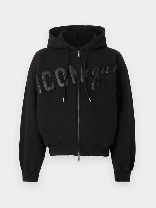 Foto van product Sweater met rits Dsquared2 zwart