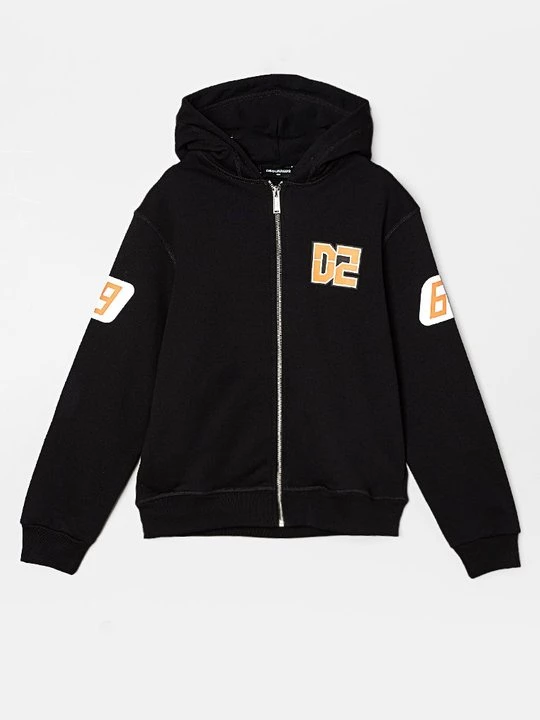 Foto van product Sweater met rits Dsquared2 zwart