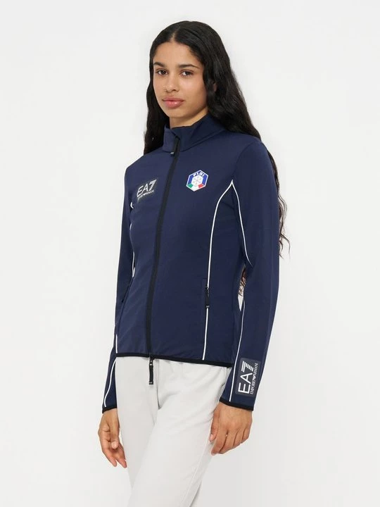 Foto van product Sweater met rits EA7 Emporio Armani blauw