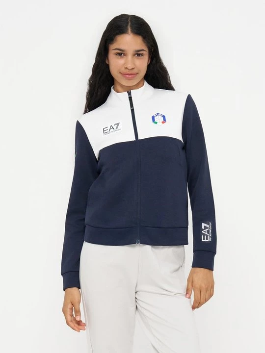 Foto van product Sweater met rits EA7 Emporio Armani blauw