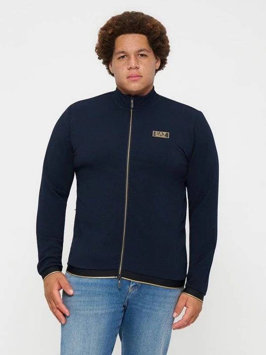 Foto van product Sweater met rits EA7 Emporio Armani blauw
