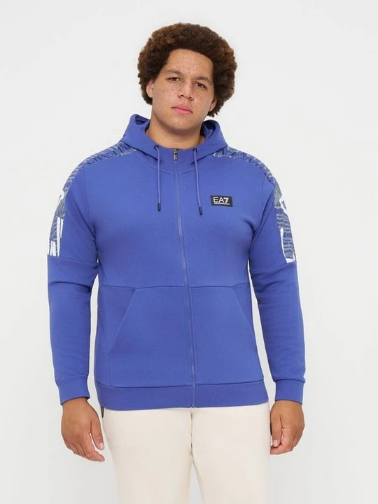 Foto van product Sweater met rits EA7 Emporio Armani blauw