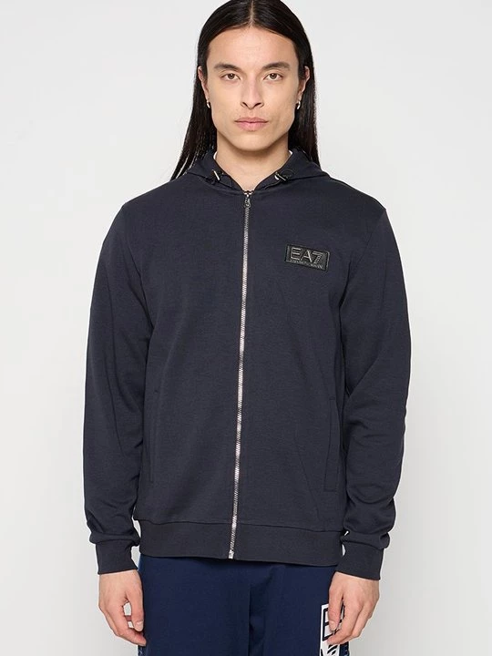 Foto van product Sweater met rits EA7 Emporio Armani donkerblauw
